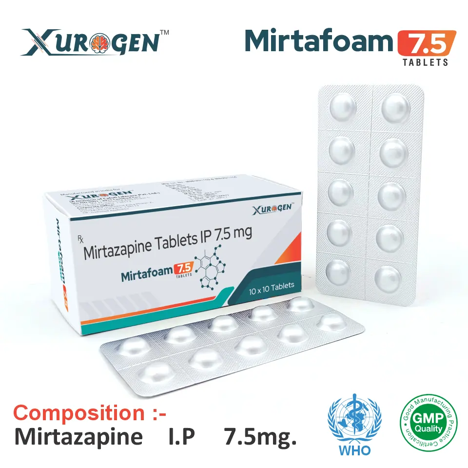 Mirtazapine 7.5mg Tablet PCD Pharma